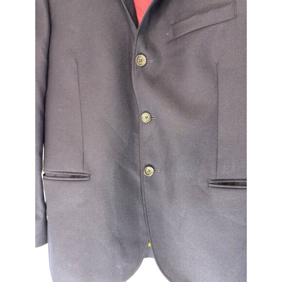 J.Crew Blazer Men's Navy Blue Legacy Sportscoat Wool Preppy Work Office Size 40S - Picture 4 of 12